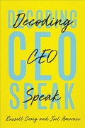 Cover: Decoding CEO-Speak - University of Toronto Press