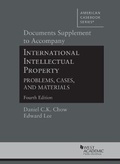 Cover: Documents Supplement to Accompany International Intellectual Property, Problems, Cases, and Materials - West Academic Press