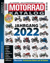 Abbildung von: Motorrad-Katalog 2022 - Motorbuch Verlag