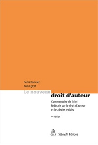 Abbildung von: Le nouveau droit d'auteur. - Stämpfli Verlag