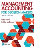 Cover: Management Accounting for Decision Makers - Pearson Education Limited