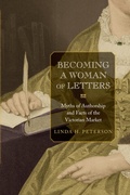 Cover: Becoming a Woman of Letters - Princeton University Press