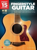 Cover: First 15 Lessons - Fingerstyle Guitar - Hal Leonard Corporation