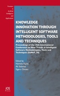 Cover: Knowledge Innovation Through Intelligent Software Methodologies, Tools and Techniques - IOS Press,US