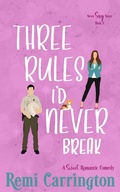 Cover: Three Rules I'd Never Break: A Sweet Romantic Comedy (Never Say Never, #5) - Phrey Press