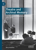 Cover: Theatre and Archival Memory - Palgrave Macmillan