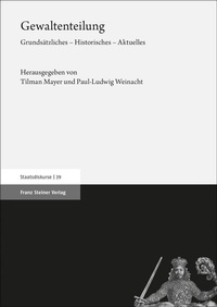 Abbildung von: Gewaltenteilung - Franz Steiner Verlag