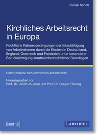 Abbildung von: Kirchliches Arbeitsrecht in Europa - Lambertus