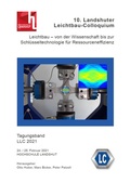 Cover: 10. Landshuter Leichtbau-Colloquium (2021) - LC-Verlag der Hochschule Landshut