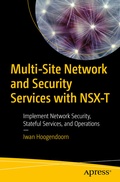 Cover: Multi-Site Network and Security Services with NSX-T - APress