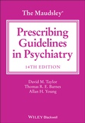 Cover: The Maudsley Prescribing Guidelines in Psychiatry - Wiley