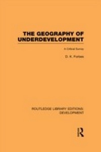 Enlarge image Cover: The Geography of Underdevelopment - Routledge