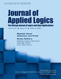 Cover: Journal of Applied Logics. The IfCoLog Journal of Logics and their Applications. Volume 8, Issue 2, March 2021. Special issue Assertion and Proof - College Publications