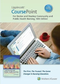 Enlarge image Cover: Lippincott CoursePoint Enhanced for Rector's Community and Public Health Nursing - WOLTERS KLUWER HEALTH