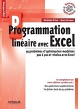 Cover: Programmation lineaire avec Excel - Eyrolles Group