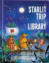 Enlarge image Cover: A Starlit Trip to the Library - CrackBoom! Books