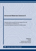 Cover: Advanced Materials Science III - Trans Tech Publications Ltd