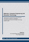 Cover: Materials, Computer Engineering and Education Technology - Trans Tech Publications Ltd