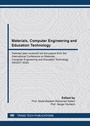Cover: Materials, Computer Engineering and Education Technology - Trans Tech Publications Ltd