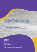 Cover: Functional Materials: Fundamental Research and Industrial Application - Trans Tech Publications Ltd