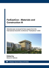 Abbildung von: FarEastCon - Materials and Construction III - Trans Tech Publications Ltd