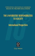 Cover: Universities' Responsibilities to Society - Pergamon