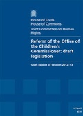 Cover: Reform of the Office of the Children's Commissioner - TSO