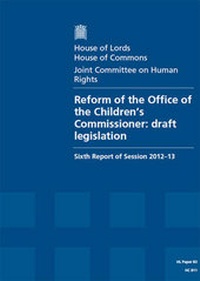 Enlarge image Cover: Reform of the Office of the Children's Commissioner - TSO