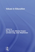 Cover: Values in Education - Routledge