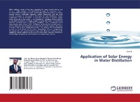 Abbildung von: Application of Solar Energy in Water Distillation - LAP Lambert Academic Publishing