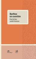 Cover: Barthes en cuestion - Bulk Editores - Nube Negra