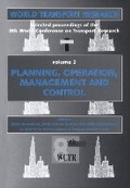 Cover: World Conference on Transport Research (4 Vol. Set) - Elsevier