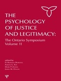 Cover: The Psychology of Justice and Legitimacy - Psychology Press Ltd