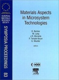 Enlarge image Cover: Materials Aspects in Microsystem Technologies: Volume 83 - Elsevier