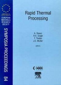 Enlarge image Cover: Rapid Thermal Processing: Volume 84 - Elsevier
