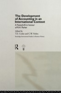 Abbildung von: The Development of Accounting in an International Context - Routledge