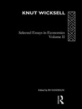 Cover: Knut Wicksell - Routledge