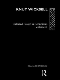 Enlarge image Cover: Knut Wicksell - Routledge
