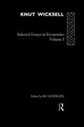 Cover: Knut Wicksell - Routledge