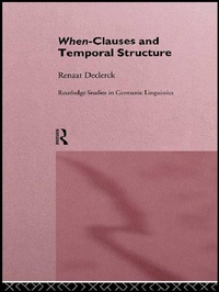 Enlarge image Cover: When-Clauses and Temporal Structure - Routledge