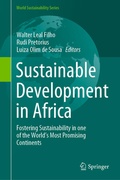 Cover: Sustainable Development in Africa - Springer