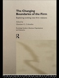 Cover: The Changing Boundaries of the Firm - Routledge