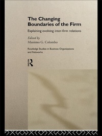 Enlarge image Cover: The Changing Boundaries of the Firm - Routledge