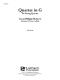 Cover: Quartet in G (Score) - Alfred Music