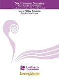 Cover: Six Canonic Sonatas -- Sonatas No. 5 & 6 for String Duo - Alfred Music
