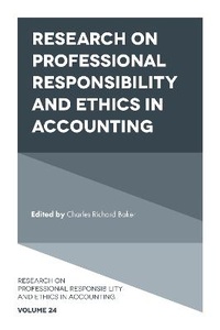 Enlarge image Cover: Research on Professional Responsibility and Ethics in Accounting - Emerald Publishing Limited