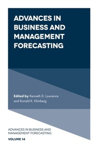 Enlarge image Cover: Advances in Business and Management Forecasting - Emerald Publishing Limited
