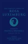 Cover: The Complete Works of Rosa Luxemburg Volume IV - Verso Books