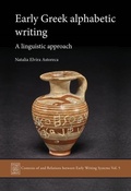 Cover: Early Greek Alphabetic Writing - Oxbow Books