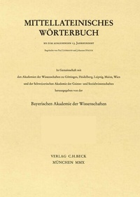 Abbildung von: Mittellateinisches Wörterbuch Einbanddecken für Band IV, F-hospitalarius und hospitalarius-K - C.H.BECK
